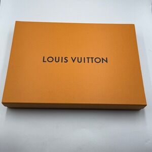 Louis Vuitton Orange Gift Box Storage Container Luxury Packaging Case